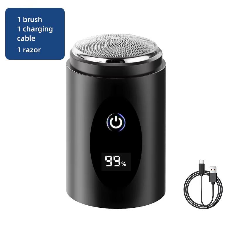 

Rechargeable Digital Display Electric Shaver with Washable Design and Type-C Fast Charging Beard Trimmer.