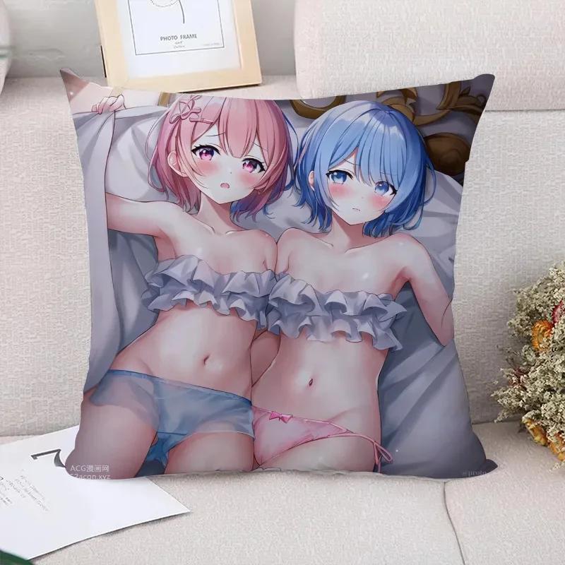 Decorative Pillowcases  REM Cushion Cover X X Cushions Covers for Bed Pillows Car Decoration Pillow Cases Sofa