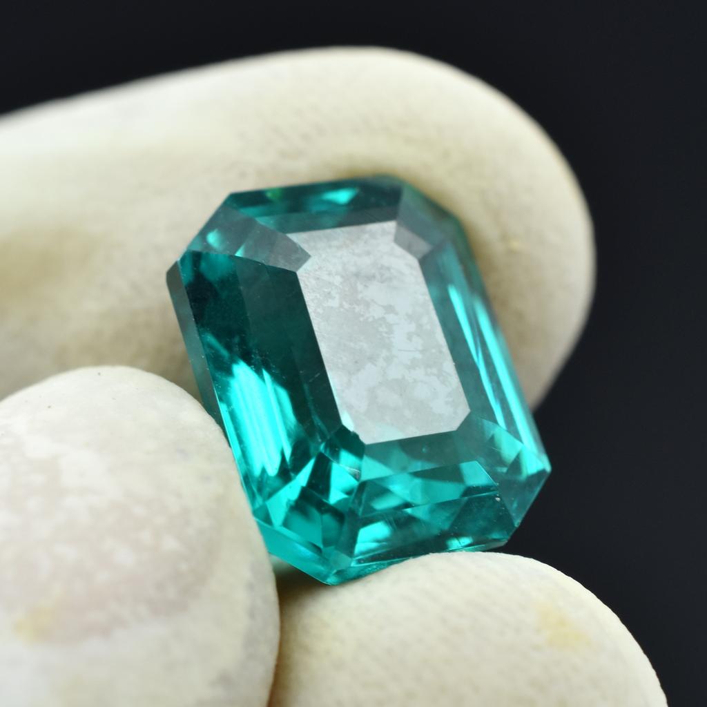 10.45 Ct Green Garnet Natural Stunning Emerald Cut Best Loose Gemstone CERTIFIED AR-1307