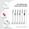 Hot Sale Reusable Straw Spoon Stainless Steel 304 Tea Filter Yerba Mate Bombilla Coffee Spoons Milk Drinking Kitchen Tools