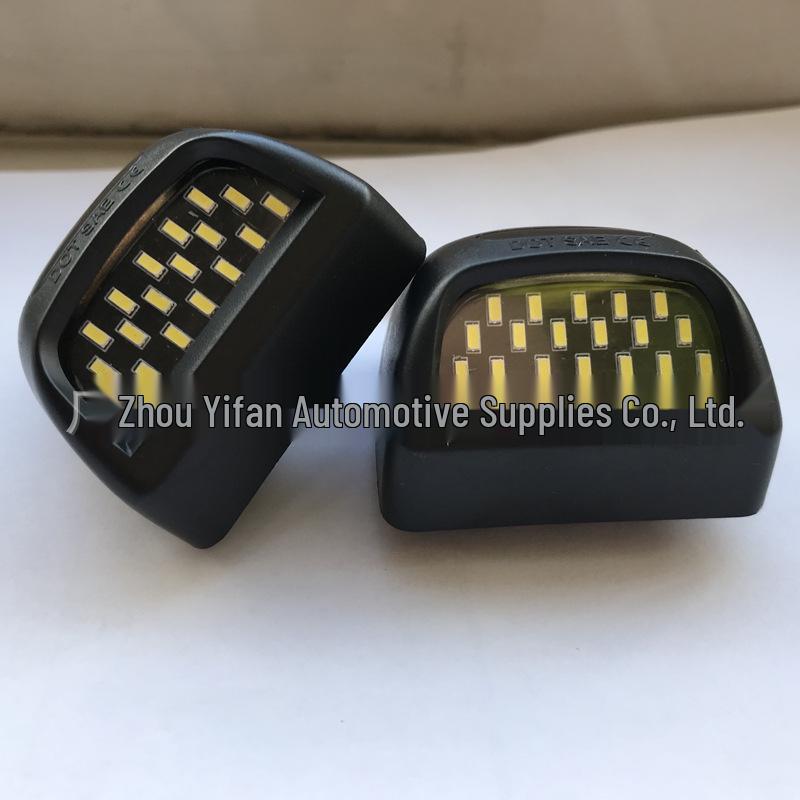 Chevrolet GMC Silverado Dual-Color LED License Plate Light