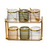 Spice Jar Counter Kitchen Multifunction Dustproof Food Storage Condiment 2