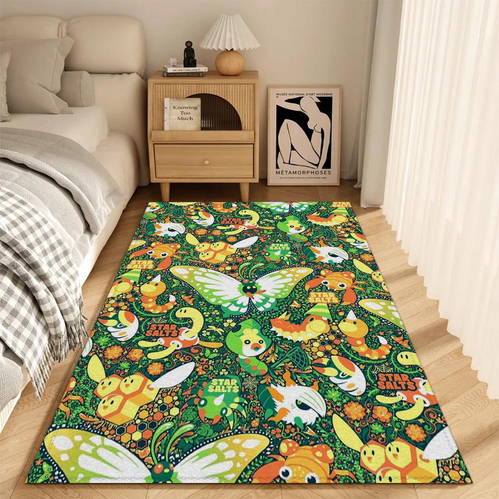 

Fashion Entrance Mat Living Room Rugs Decoration P-Pokemon Bedrooom Carpet for Kitchen Balcony Bath Mats Doormat Front Door Rug 40x60cm