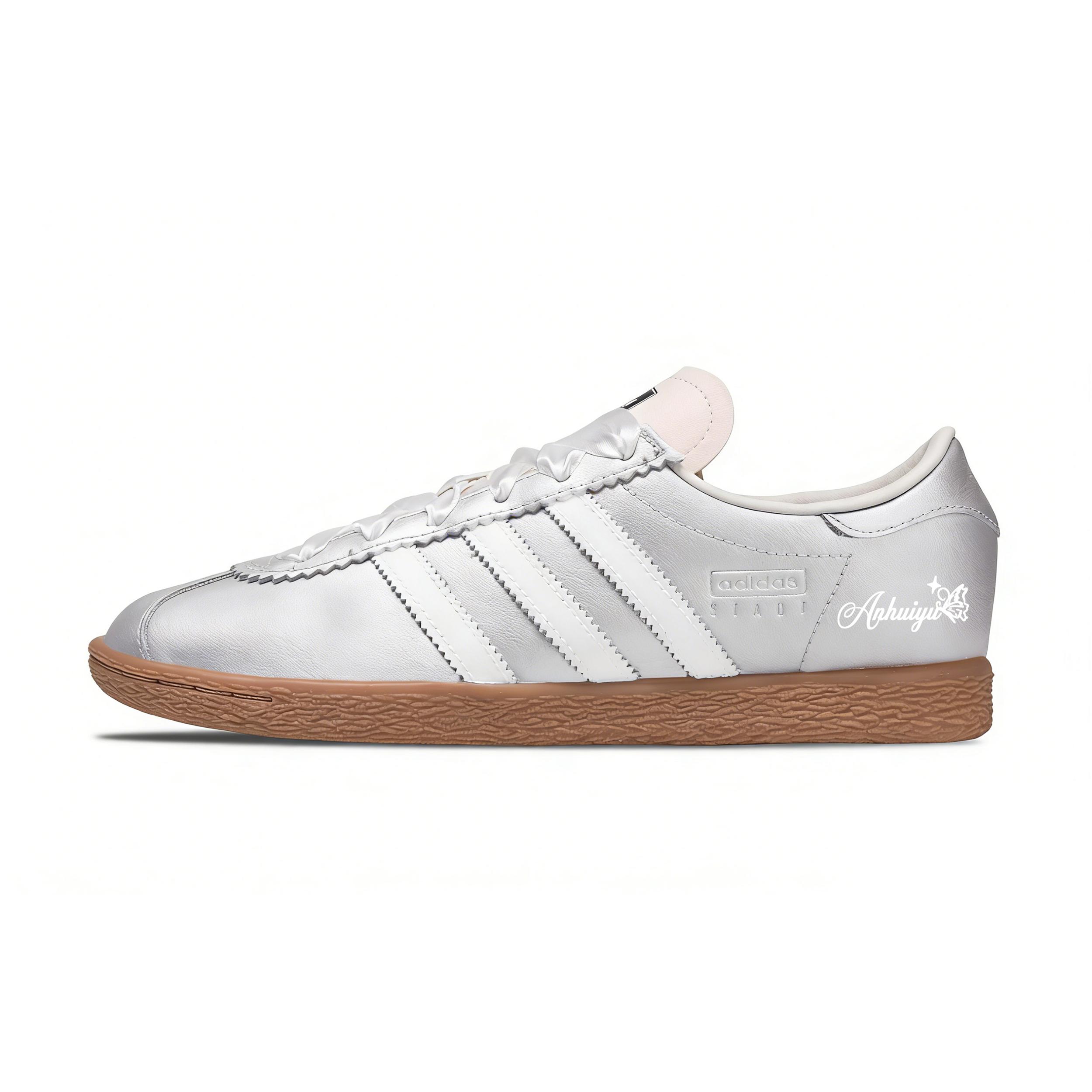 Adidas Originals Stadt Low top German Army Trainers Unisex Silver JR8312(Team2086-) 36⅔