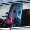 Cyberpunk Girl Car Stickers Waterproof DIY Auto B-pillar Protective Decor Cover Scratches Universal Vehicle Decals Accessories