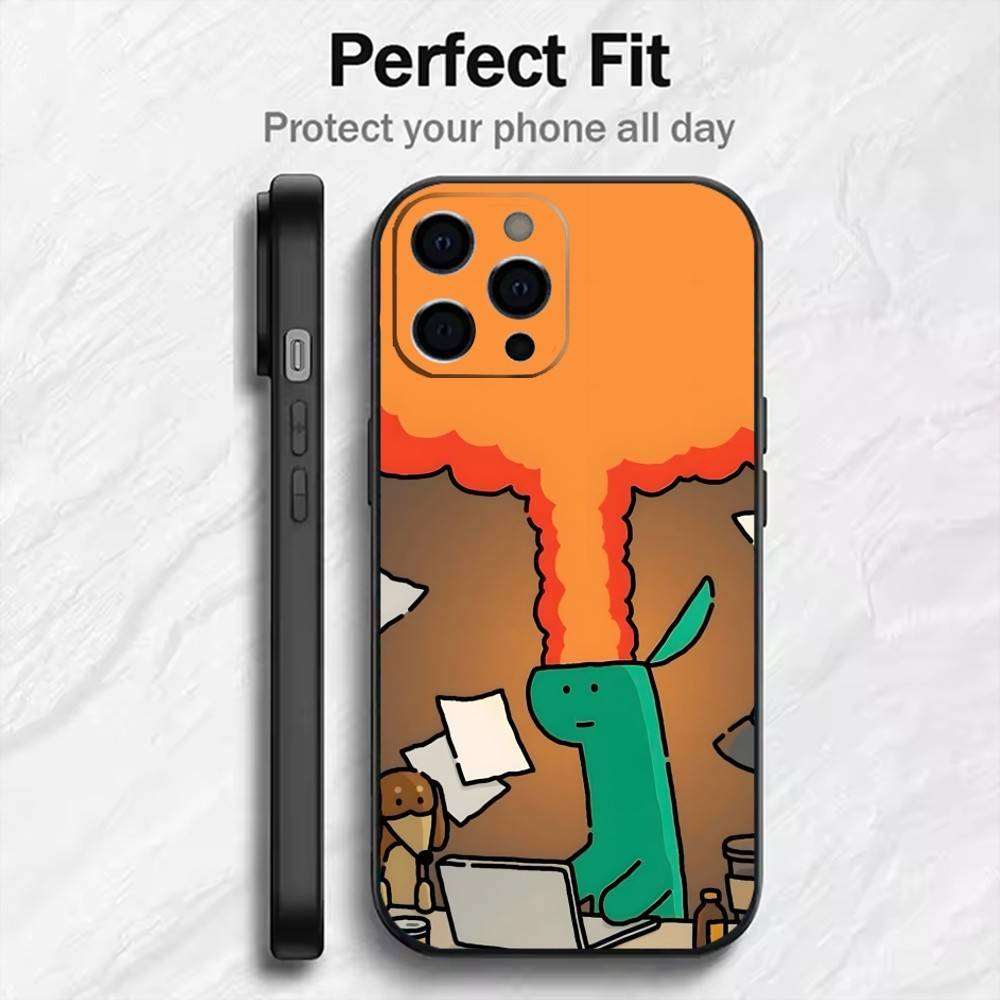 

Meme B-Brachio Printed Phone Case For iPhone17,16,15,14,13,12 Plus,Max Soft Silicone Black Cover iPhone11PROMAX