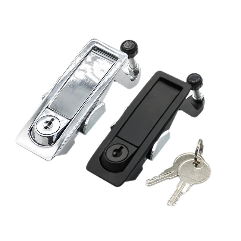 MS606 Flat Bounce Lock Electrical Cabinet Door Lock Distribution Cabinet Door Lock (Black,Stainless Steel&Steel Door&Door Lock) чёрный