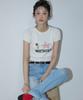 Michikoleondeonkosino Michiko Flower Knit Top Ivory