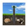 Solar Powered Ground Rodent Mole Mice Mouse Ultrasonic Rat Repeller