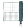 Temporary Fence with Posts, 1.05 x 25m Plastic Mesh Fencing, Garden Safety Fences Netting with Double-Spike Stakes & Guy Ropes, Temporary Fence for