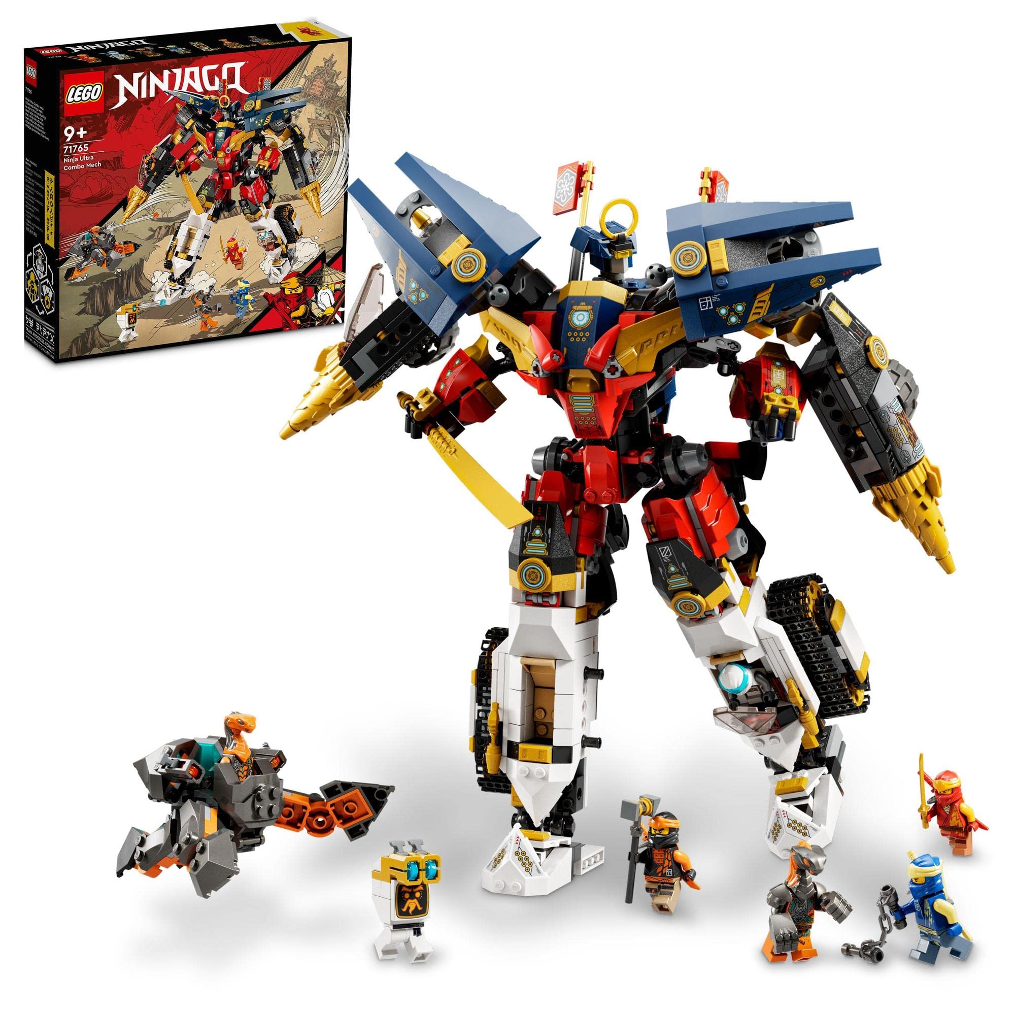 

LEGO Ninjago Ninja Combined Ultra Mech Suit Christmas Gift 71765 Toy Blocks Present Robot Ninja for Boys Ages 9 and Up