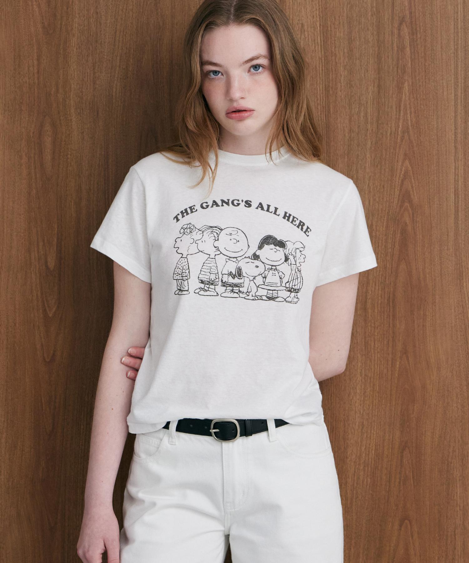 Lady Volume The Gang Snoopy T-Shirt (Black) Black/S