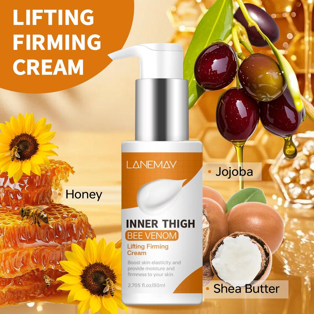 Bee Venom Lifting Firming Cream-Provide Moisture And Firmness To Skin-Boost Skin Elasticity-Suitable For All Skin Types, 80ml