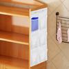 6 Compartments Mesh Closet Shoe Holder Large Capacity Wall-Mounted Storage Bag Baskets Hangable Organizer