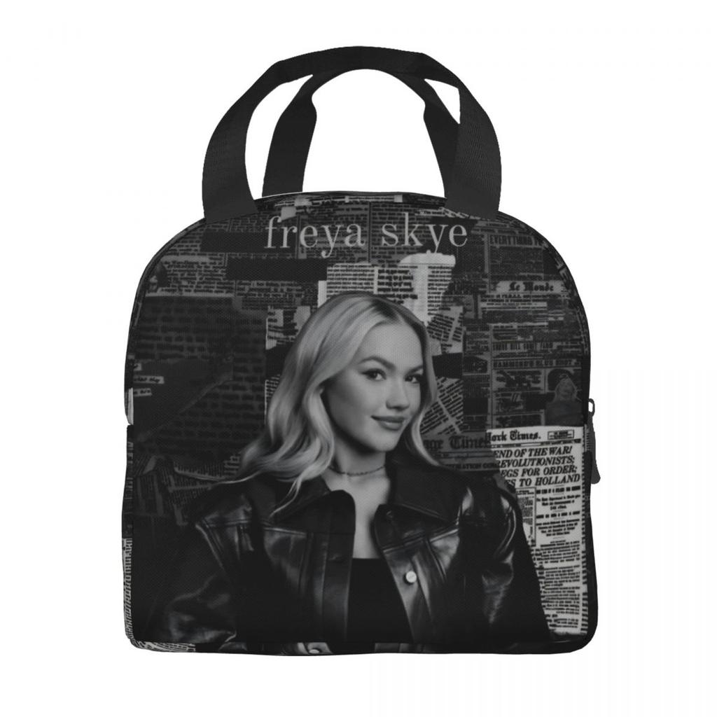 Freya Skye Singer Tour 2026 Thermal Insulated Lunch Bag for Travel Portable Food Container Bags Cooler Thermal Lunch Boxes