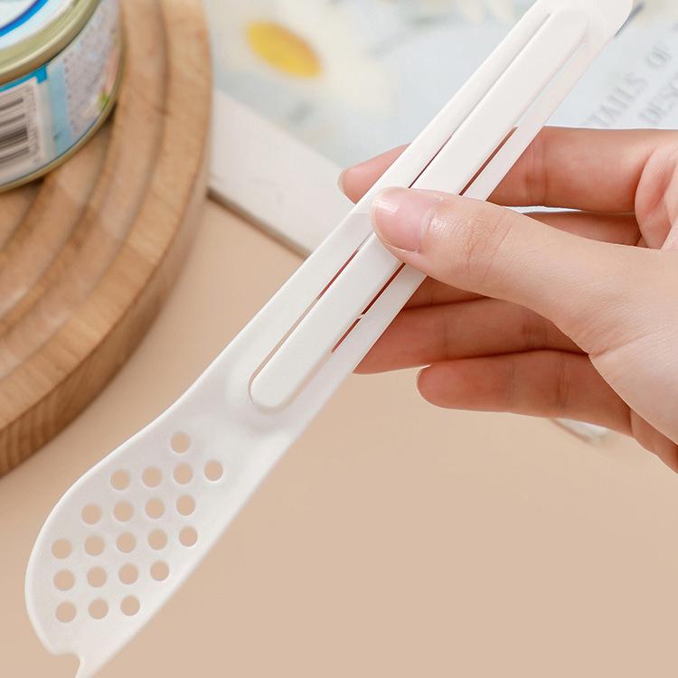 Multifunctional Can Opening Spoon With Funnel Draining For Kitchen Serving