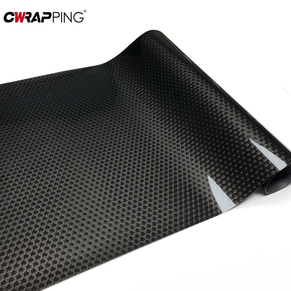 TPF Hexagonal Carbon Pattern Supplies Car Livery Wrap Foil Car Wrapping Film Motorcycle Stickers Accessories Auto Body Covering