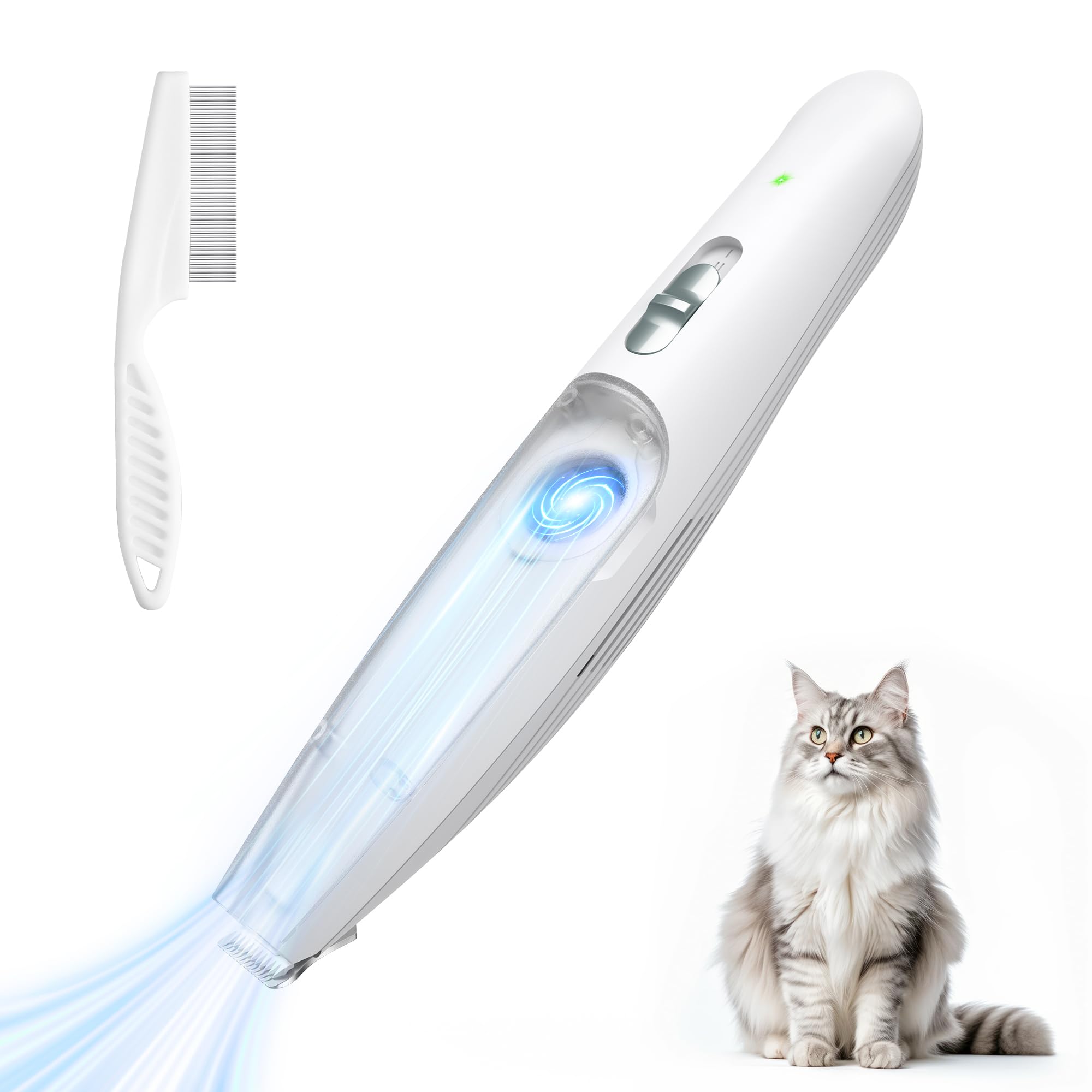

wider FERRISA Dog Suction Sole of the Cat with LED Sole of the Foot with Magnetic Zipper Hair Behind the Around the Around the For Quiet Low Low
