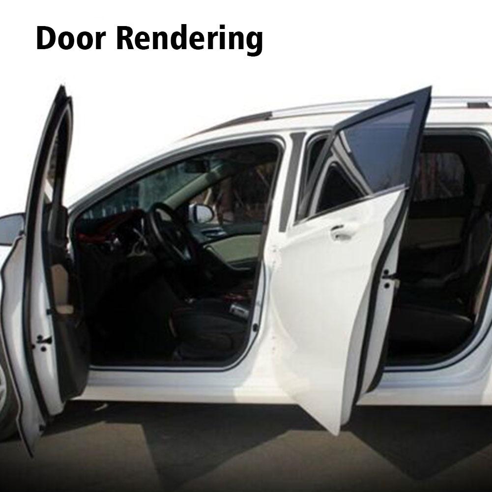 16FT Car Door Weatherstrip Rubber Seal Strip 2-Layer Waterproof Noise Insulation Weather Strip Sealing Protector For Hood Trunk