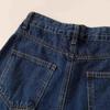 Plus-Size High-Waist Wide-Leg Denim Shorts for Pear-Shaped Women - Summer Slimming Pleated A-Line Hot Pants