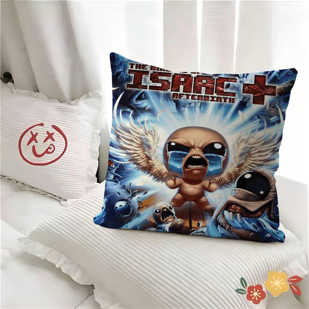 Pc Game The BBinding Of Isaac Cute Anime Pillow Case Fashion Square Pillowcase Bedroom Sofa Room Ins Decoration Leisure