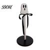 Country Style Home Accents Halloween Paper Towel Roll Holder, Ghost/Pumpkin/Witch's Hat/Bat Decor, Durable Festive Gift Wood Standing Reel for Kitchen