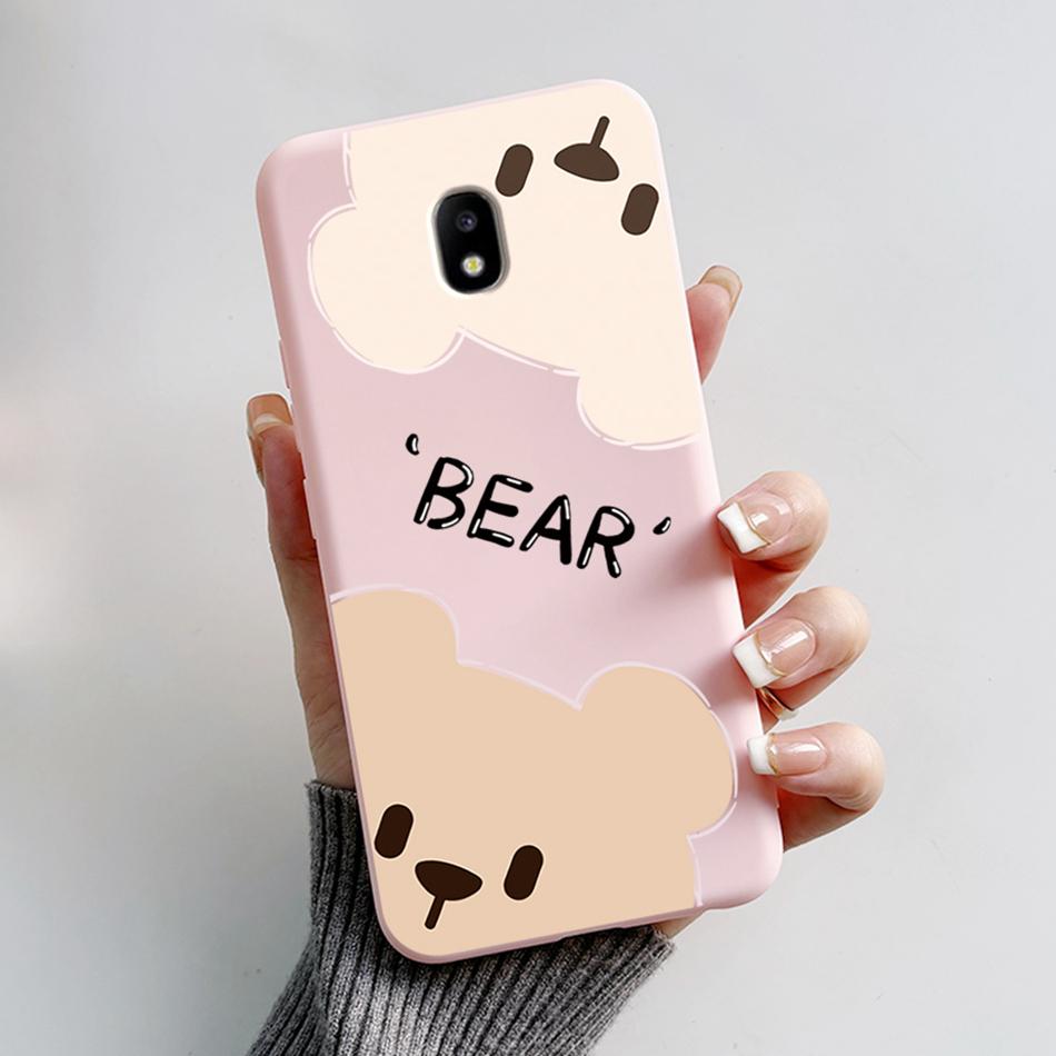 For Samsung Galaxy J7 2017 J5 2017 J3 2017 Case Cover Soft Silicone Cartoon Bear Coque For Samsung J5 2017 J730 j530 j330 Bumper