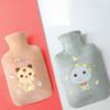 1000ml Large Hot Water Bag Removable Plush Hot Water Bottles Reusable Hand Warmer with Cloth Cover Explosion-Proof Girl Winter