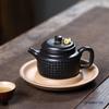 220ml Yixing Handmade Purple Clay Teapot Household Hand-carved Zisha Tea Pot Beauty Tea Infuser Kettle Chinese Tradition Tea Set