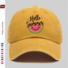 pc Summer Watermelon Pattern Printed Baseball Cap Home Leisure Decor Papa Hat Truck Driver Sun Hat Washable Adjustable Headw