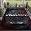 Custom Text Printed Rug Kenworth Non Slip Floor Carpet For Home Room Decor