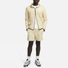 Nike Tech Fleece Lightweight Solid Color Drawstring Straight Leg Shorts Men shorts Yellow DX0828-783