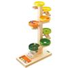 BECK Wooden Rolling Toy - Traikugel Tower Rainbow BE20030R