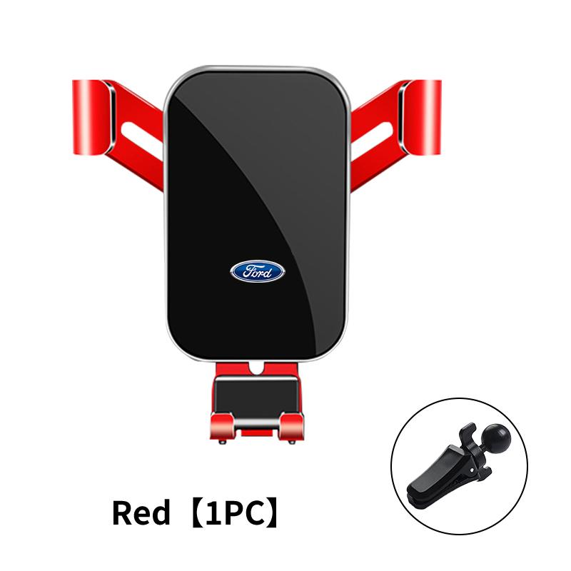 Car Logo Air Vent Universal Auto Phone Holder Interior Accessories For Ford Focus mk2 mk3 mk4 Fiesta Ranger Mondeo S-MAX Kuga