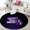 Grand Theft Auto,Round Area Rug,Carpet Rug for Living Room Bedroom Sofa Playroom Decor,Non-slip Floor Mat