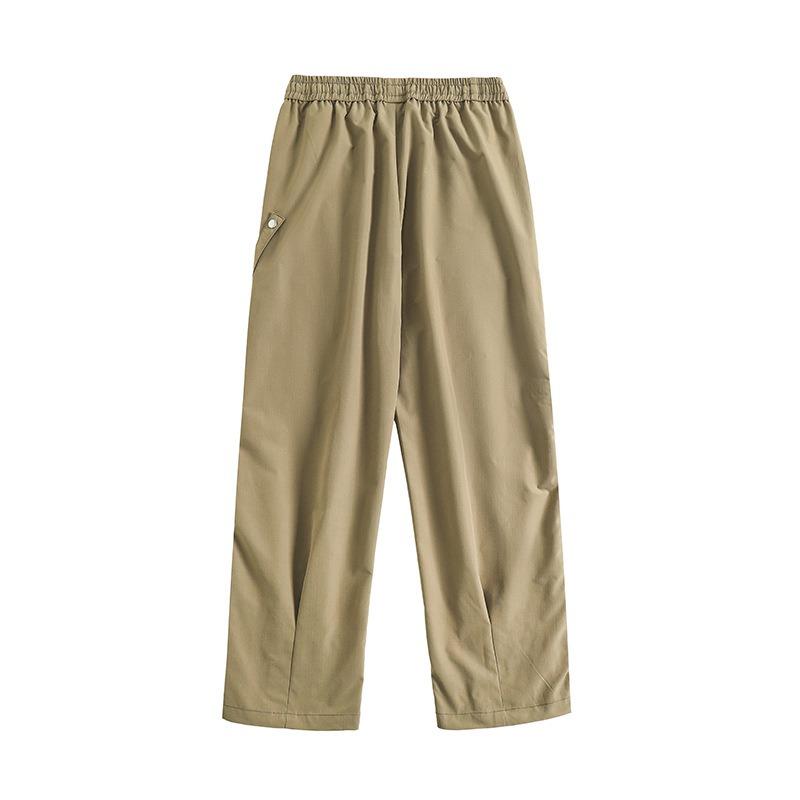 Spring and Autumn New Charge Pants Men's Straight Loose Overalls Wide Leg Sports Casual Long Pants