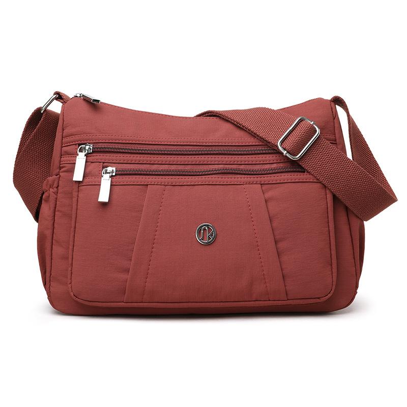 Ein-Schulter-Tasche, Schlichter und modischer Rucksack, Multifunktionales Reisen, Kleine quadratische Tasche mit mehreren Fächern