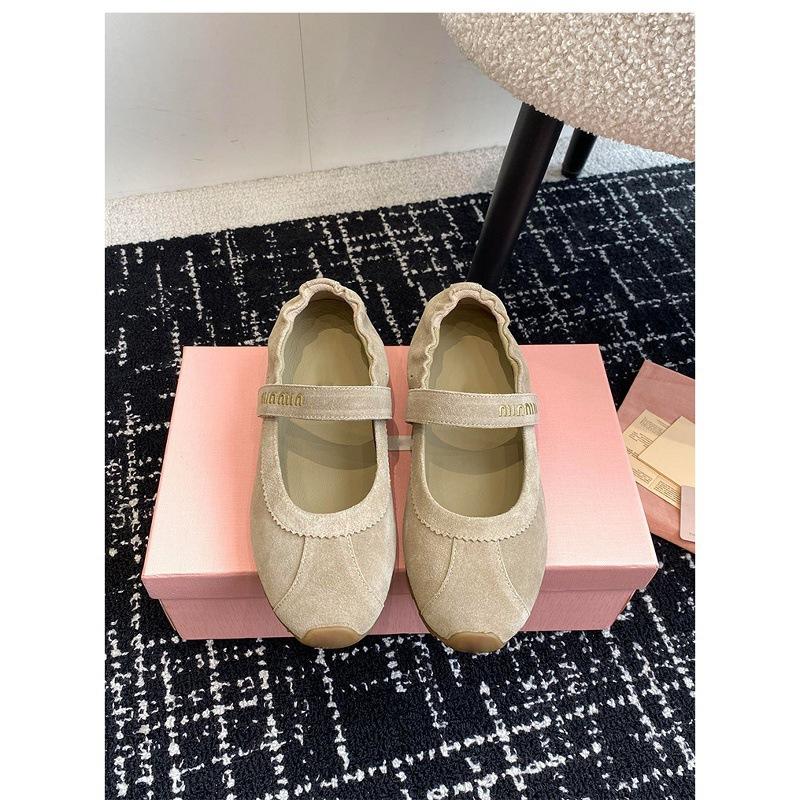 

Версия из овчины~ Новые модные туфли Мэри Джейн Dexun на мягкой подошве женские весенне-осенние цветные туфли на липучке с надписью в повседневном стиле 40 хаки