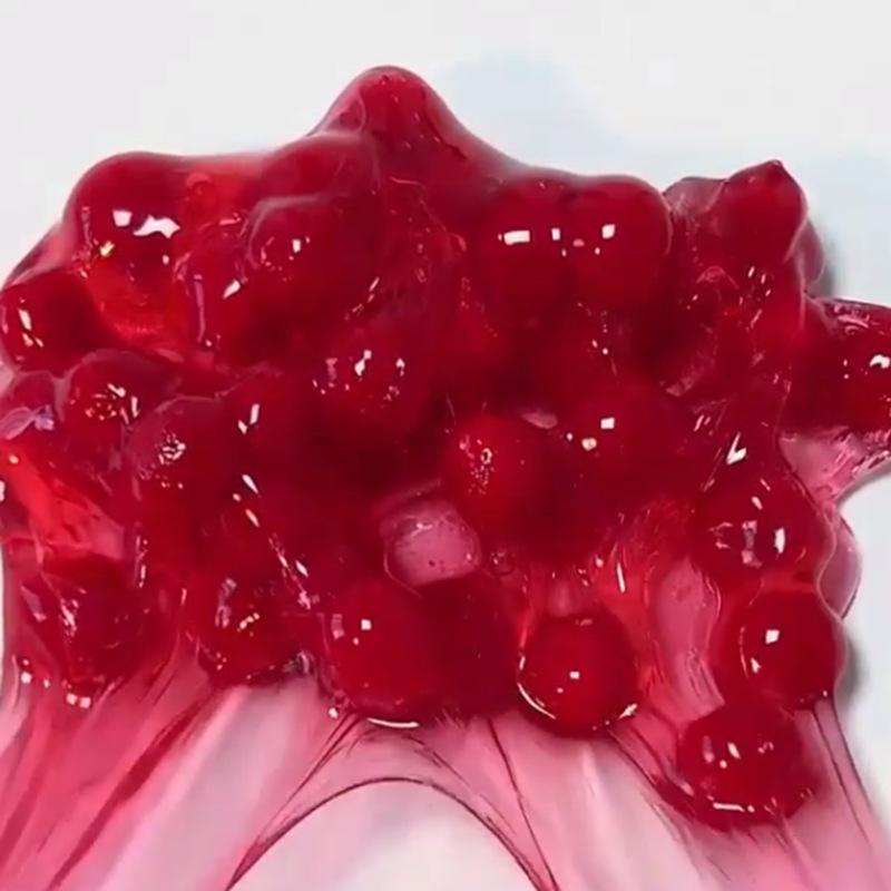 Cherry Peach Mud Mixing Cloud Slime Scented Stress Kids Clay Girl Doll  for Kids Birthday Party Festiavl Birthday Gifts