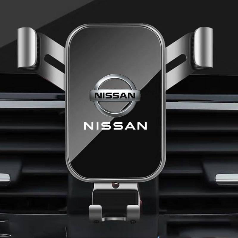 lfcsw2 Car Gravity Phone Holder Air Vent Clip For Nissan 350z 370z altima Armada Frontier Kicks Leaf nismo pulsar Qashqai Accessories