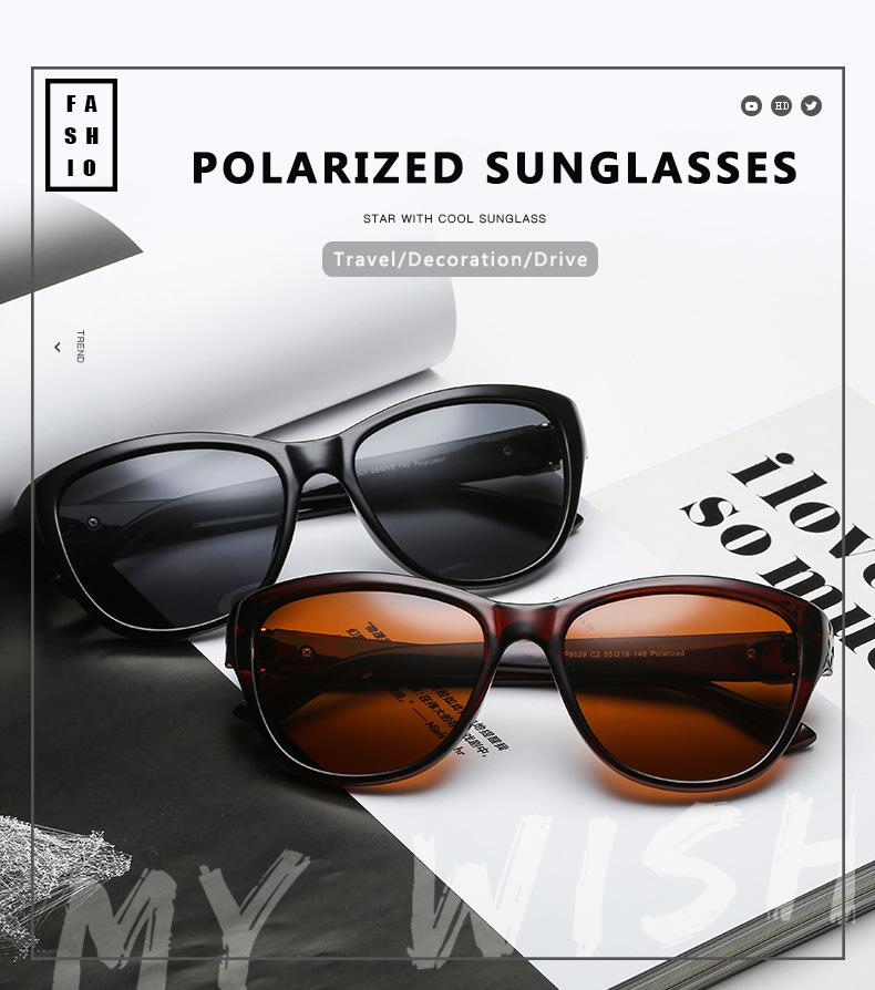 Cat Eye Polarized Sunglasses Men Women Lady Elegant Sun Glasses Luxury Brand Design Female Driving Eyewear Oculos De Sol