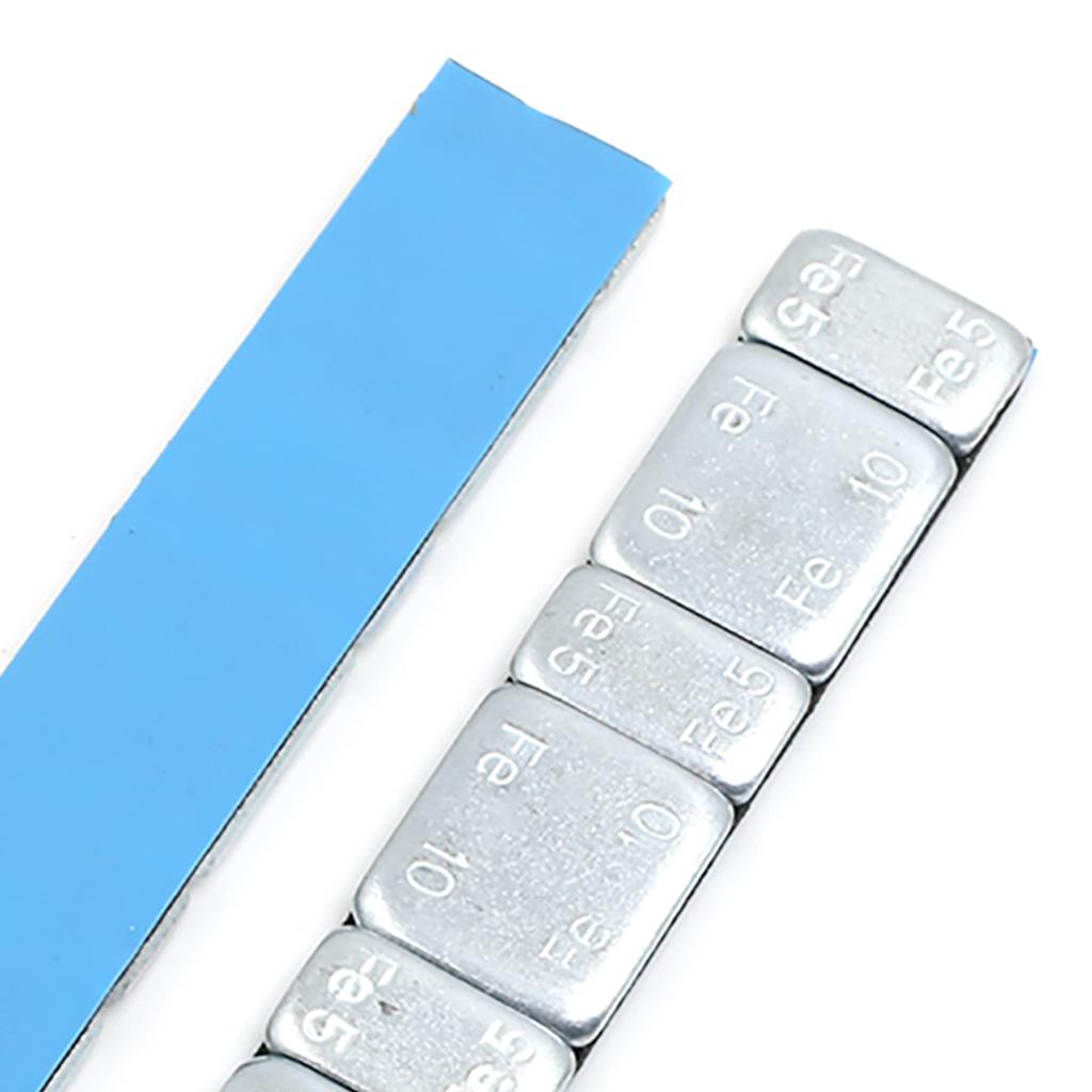 uxcell Wheel Balance Weight Adhesive Bag for Motorcycles 2.1oz 124 x 18mm 5pcs