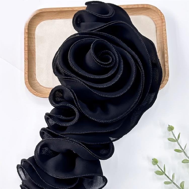 Projekt Rękodzieło Aplikacje Jedwabny Kwiat do Sukienki Etnicznej Naszywane Łatki Kwiatowe