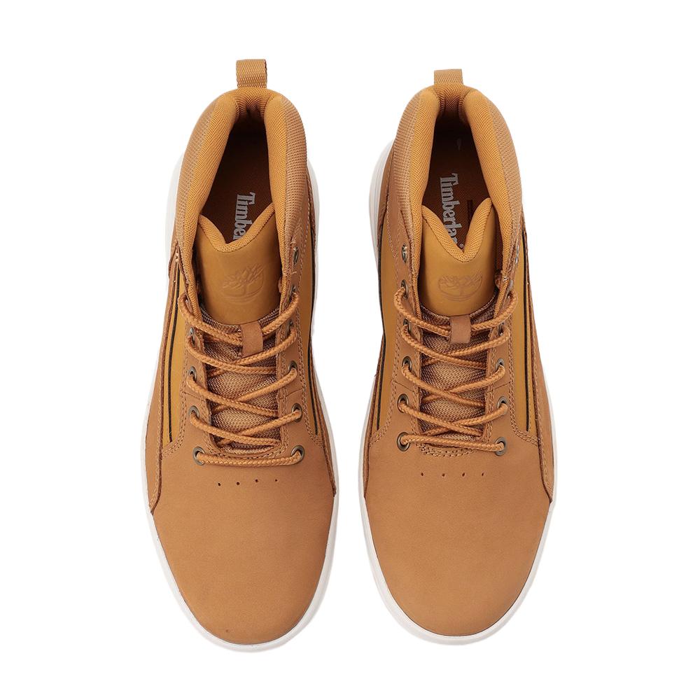 Timberland Allston Leather Casual Classic High-Top Sneakers Men Sneakers Brown TB0A65Q1754