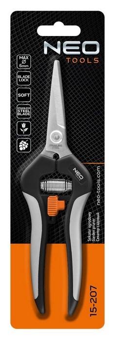 Pruning shears for young shoots 185mm, range up to 6mm. - T N15-207