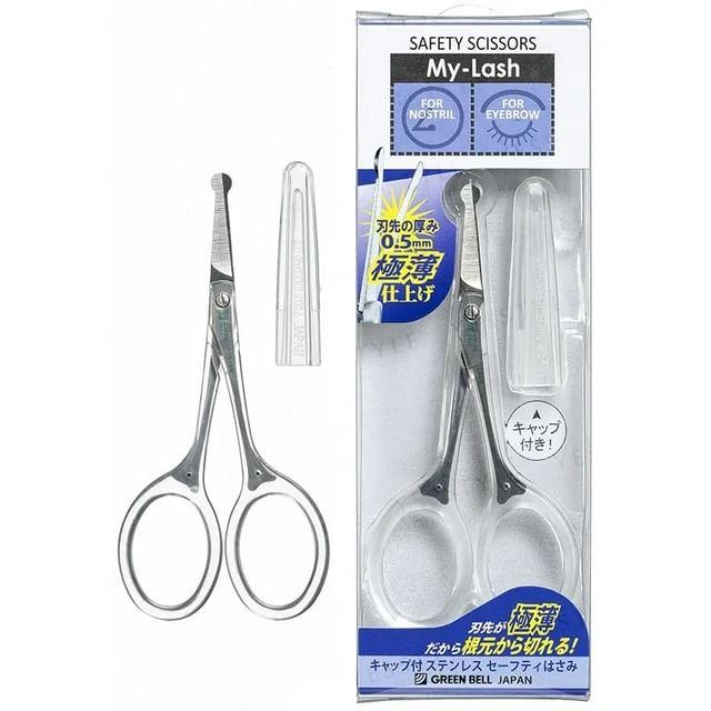 Green Bell - My-Lash Safety Scissors Round Head Design