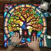 Quadratische Altar Dekorationen Tarots Tischdecke Hexerei Divination Tischdecke Multifunktionale Tarots Karten Tisch Abdeckung