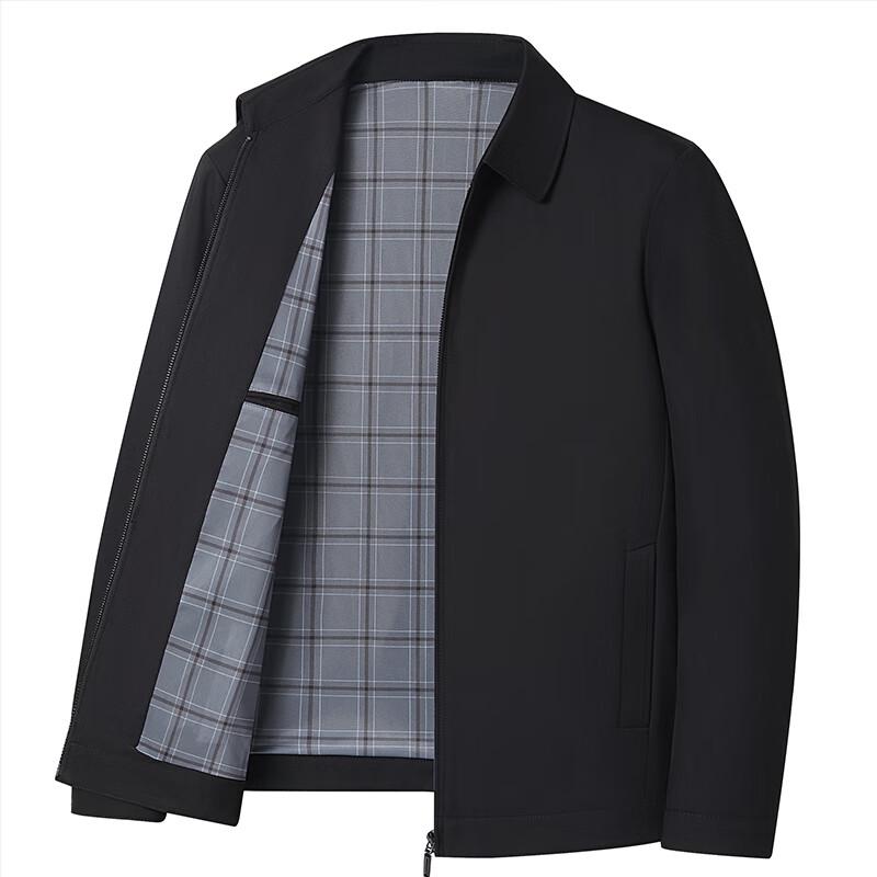 

Men s Business Casual Lapel Zipper Jacket FMNX8506 2XL