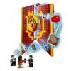 LEGO® Harry Potter 76409 Le Blason de la Maison Gryffondor, Jouet avec 3 Minifigurines, Château de Poudlard