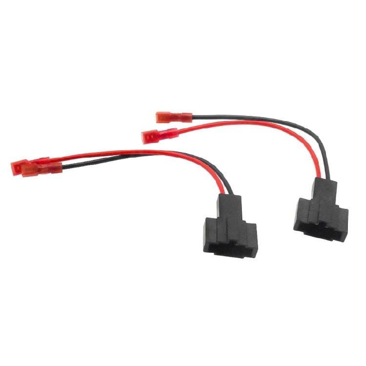 4Pcs Speaker Cable Adaptor Plug Connectors Wire Harness Adapter Connector